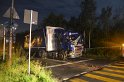 VU LKW umgestuerzt Feldkassel Industriestr Robert Boschstr P318